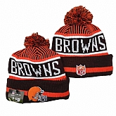 Cleveland Browns Team Logo Knit Hat YD (7),baseball caps,new era cap wholesale,wholesale hats